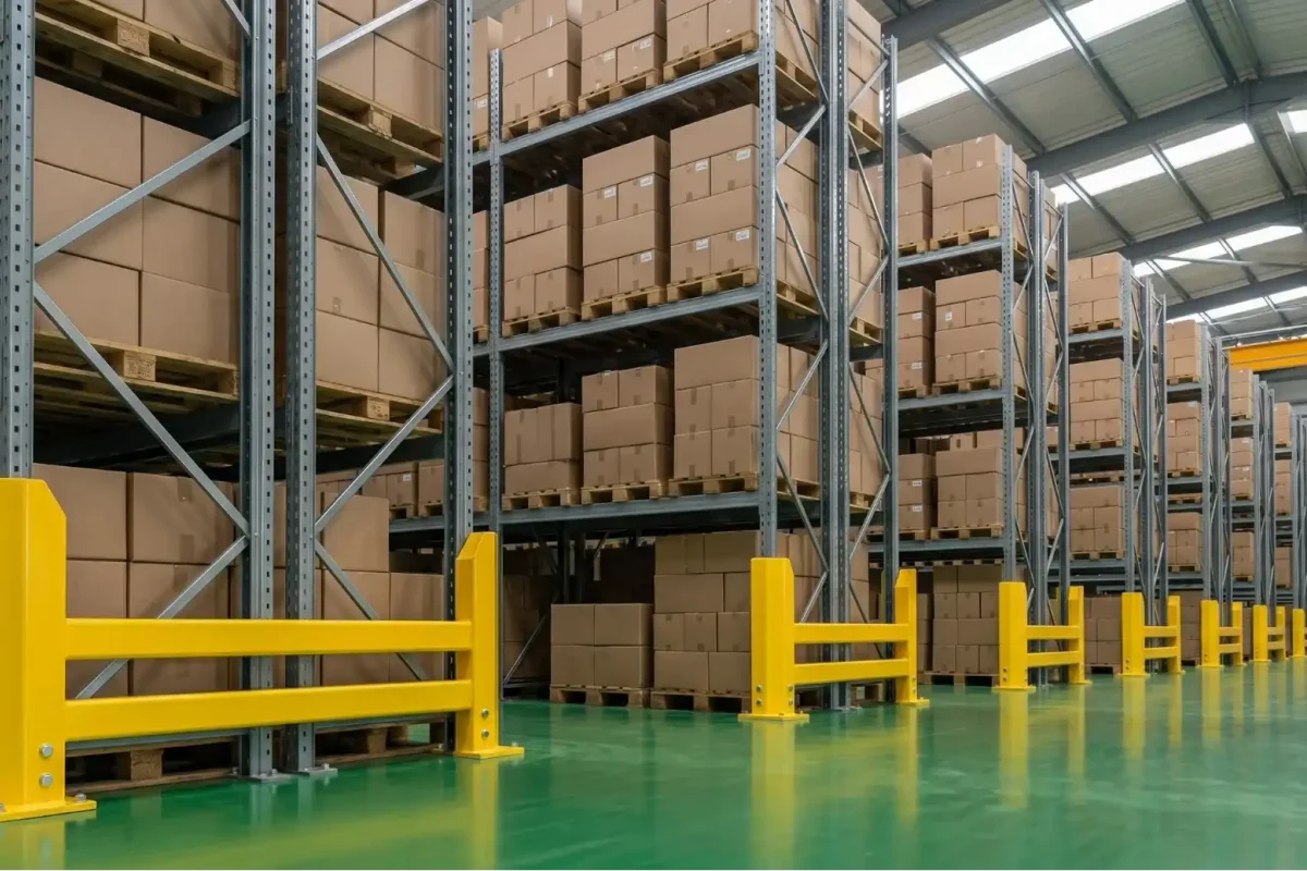 Accessories and Safety barriers for racking systems