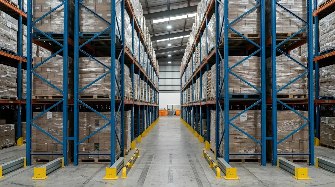 Deep lane pallet storage in drive-thru system